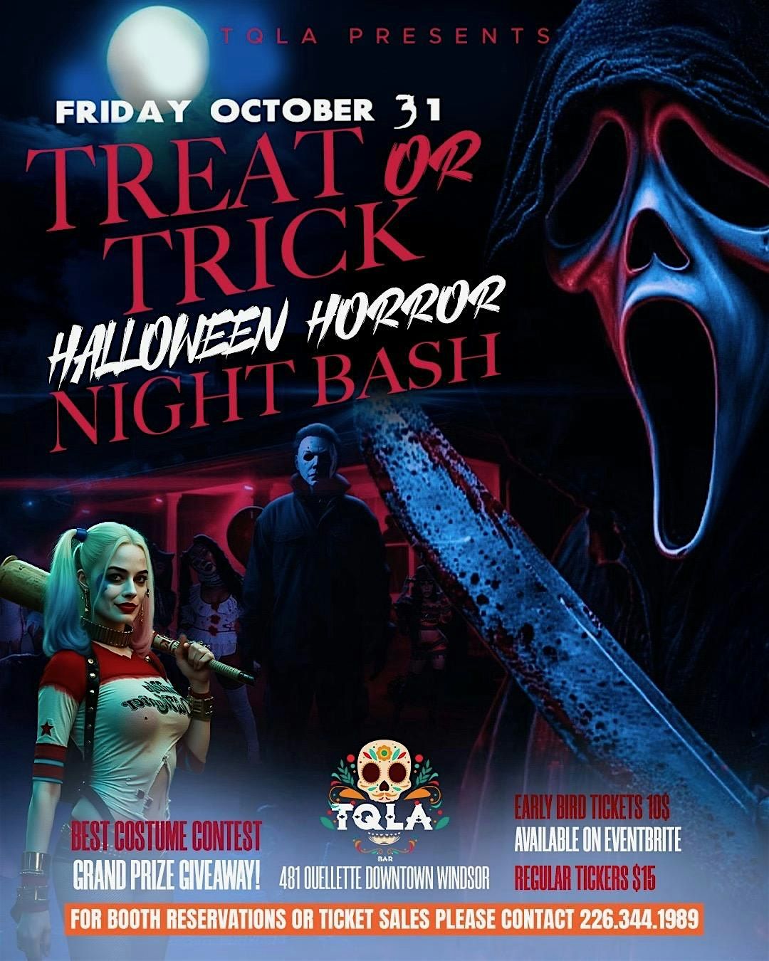 TREAT or TRICK HALLOWEEN HORROR NIGHT BASH