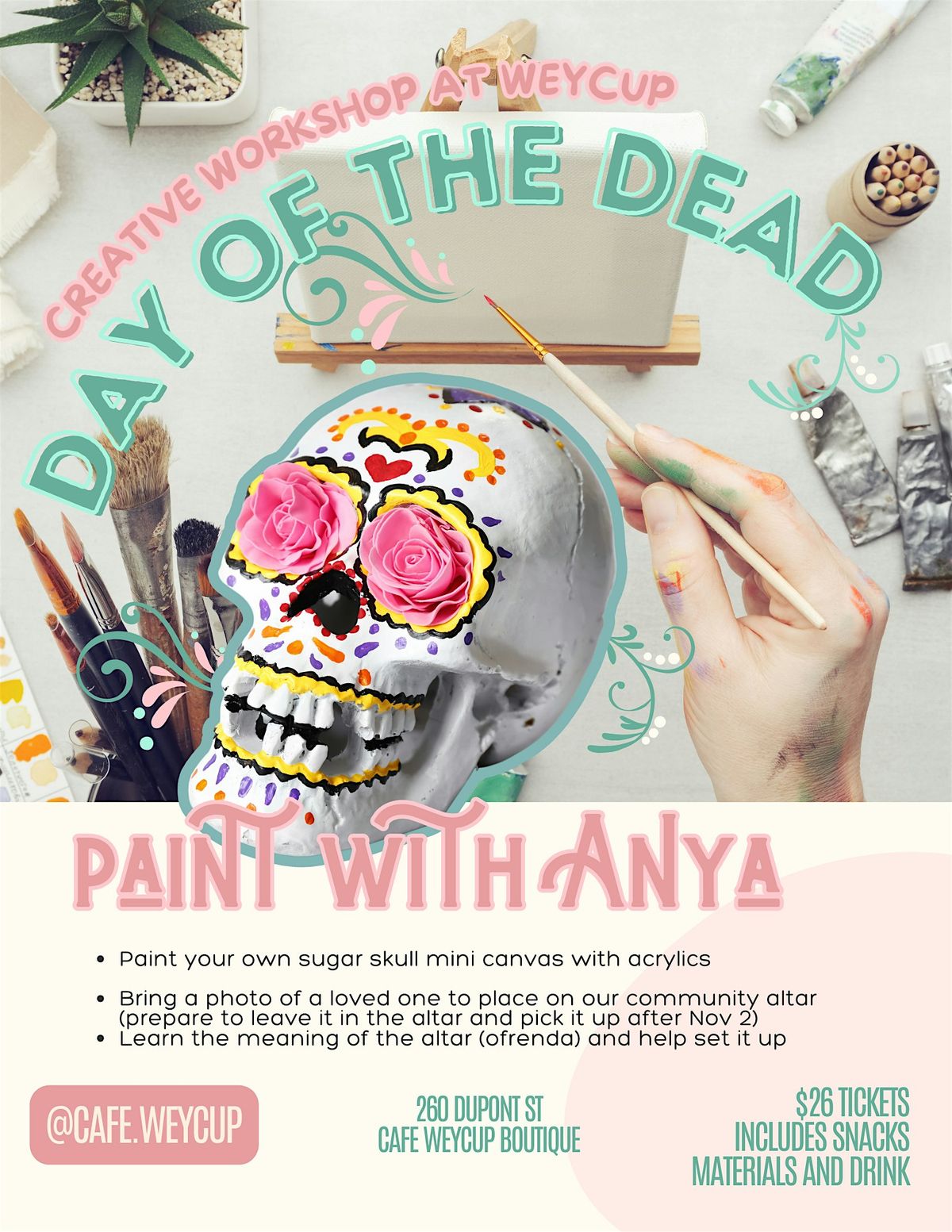 Day of the Dead Creative Paint Workshop