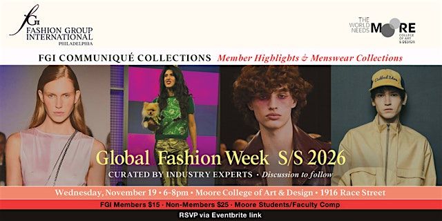 FGI Communiqu\u00e9 Spring\/Summer 2026 & Popup Creator Marketplace