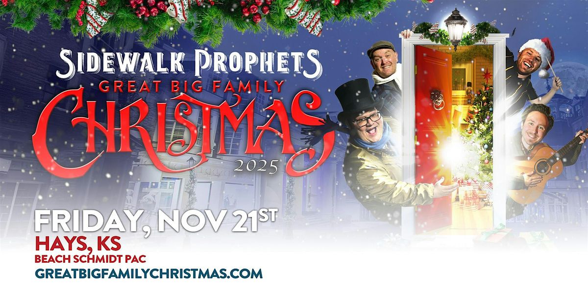 Sidewalk Prophets - Great Big Family Christmas Hays, KS