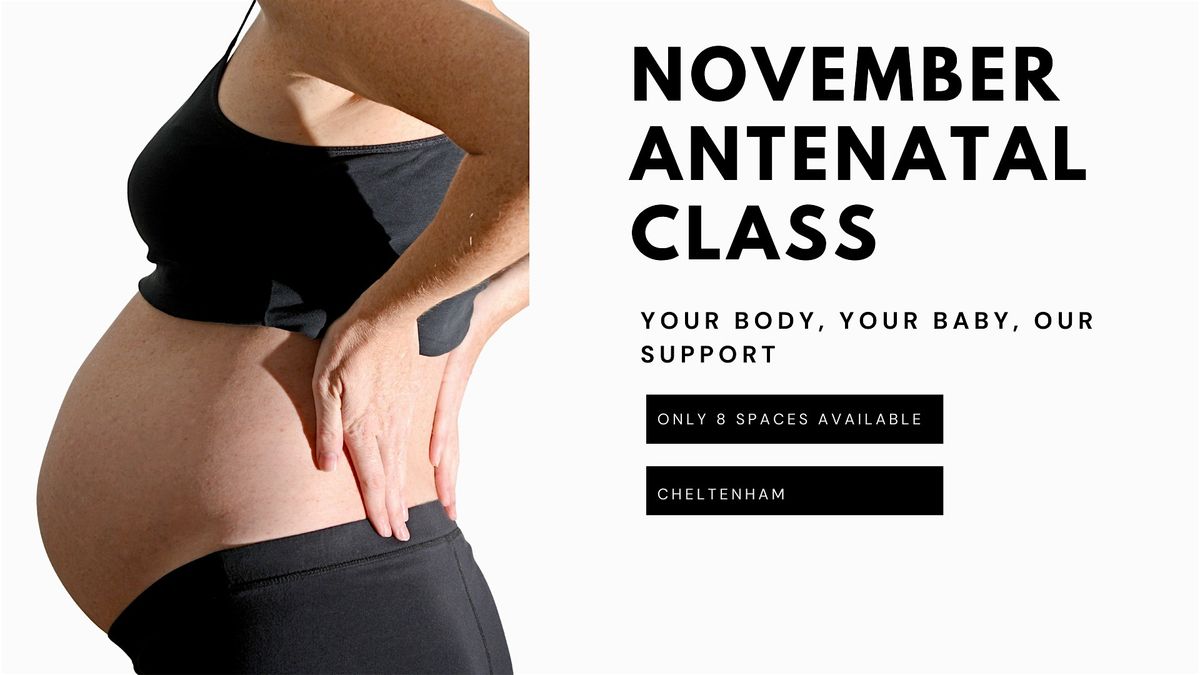 Antenatal group course in November - Cheltenham