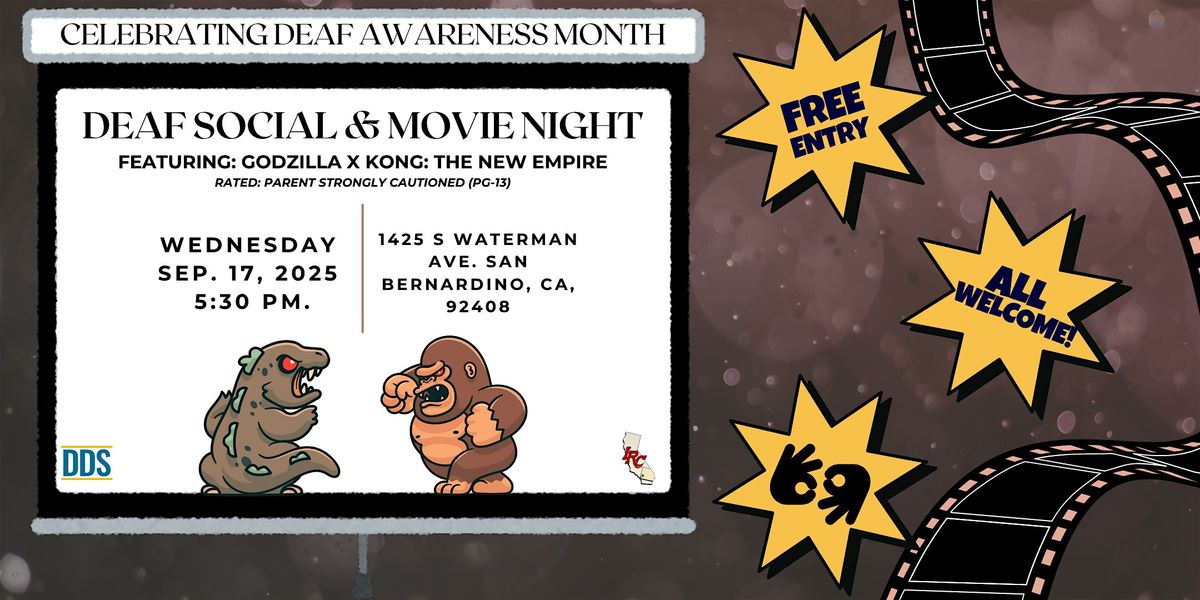 Deaf Social & Movie Night
