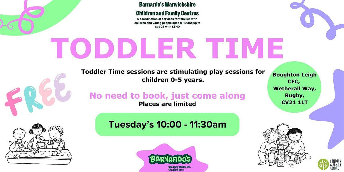 Toddler Time - Boughton Leigh CFC - DROP-IN - no booking required