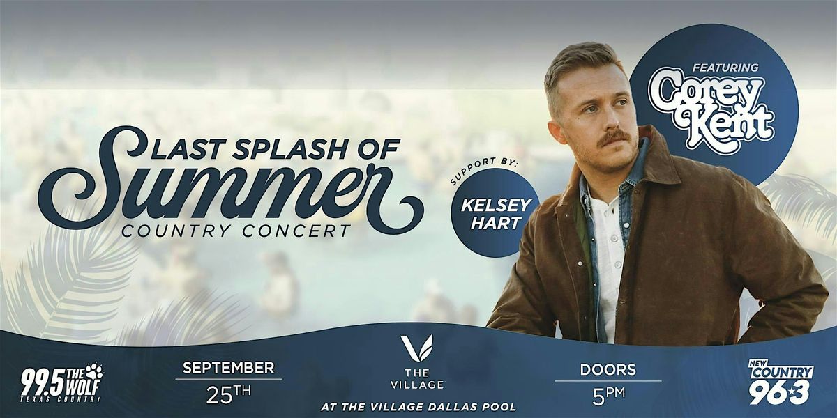 Last Splash of Summer Country Concert
