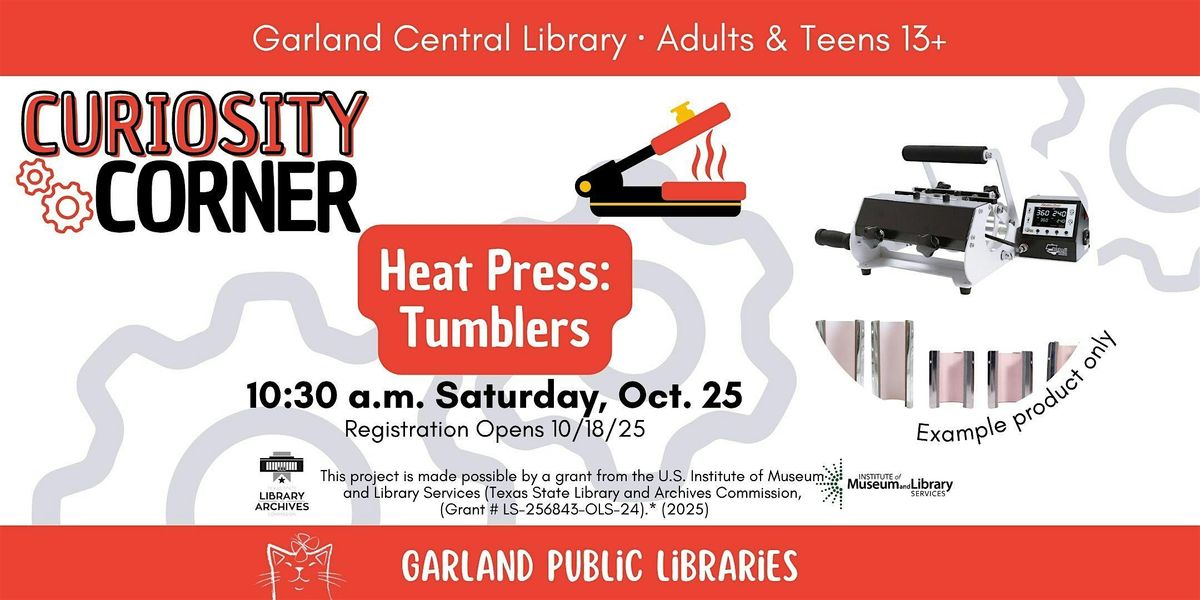 Makerspace: Heat Press Tumblers