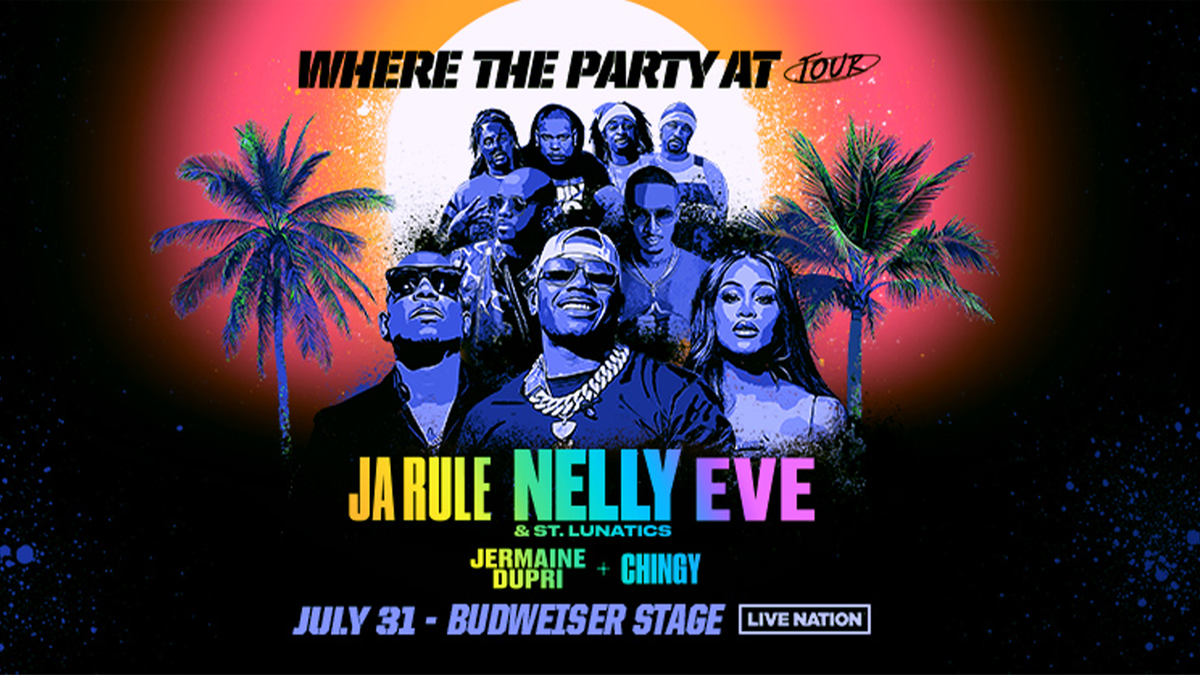 Nelly with Ja Rule and Eve at Dos Equis Pavilion