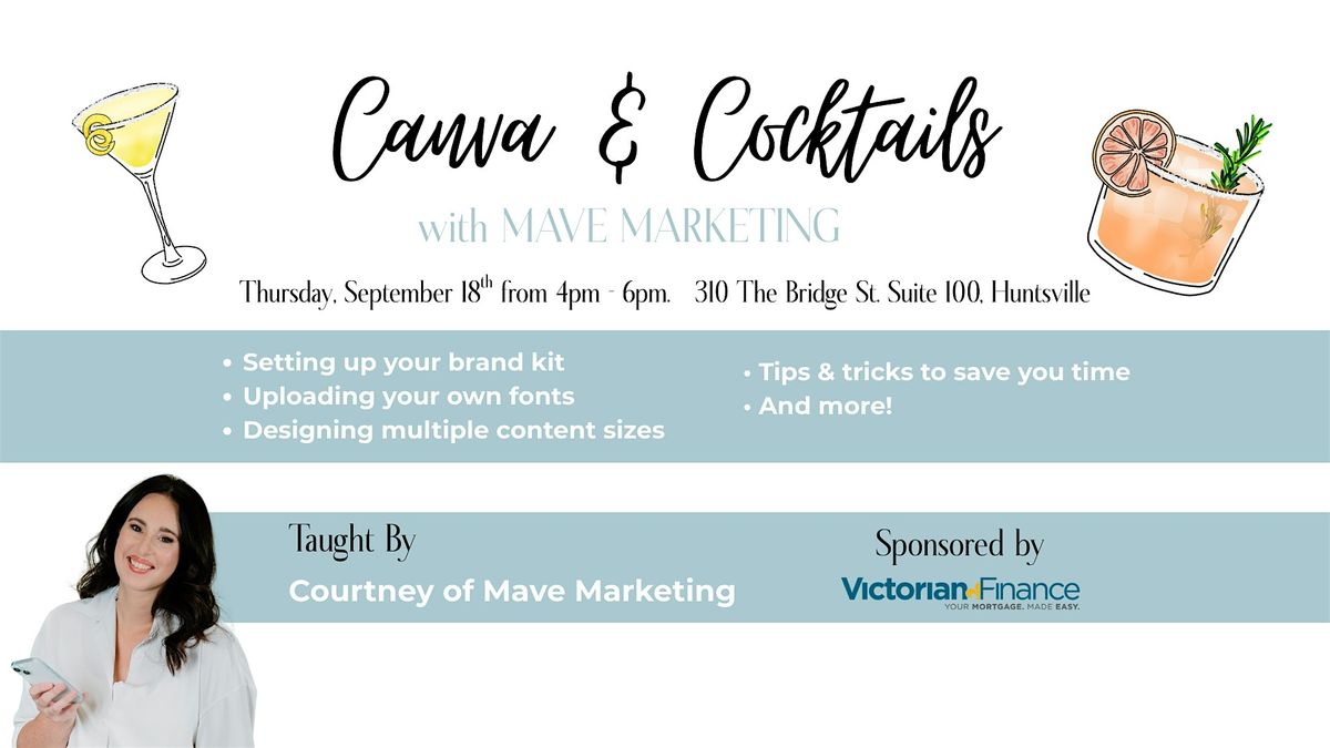 Canva & Cocktails: Design Workshop for Business Owners