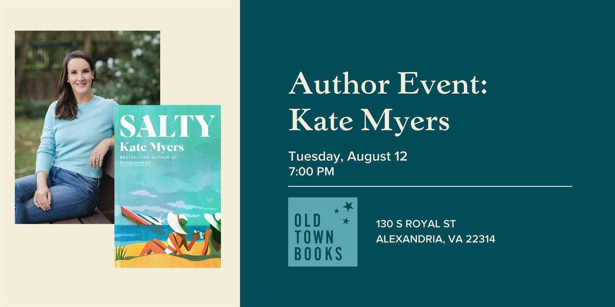 Author Event: Kate Myers - Salty