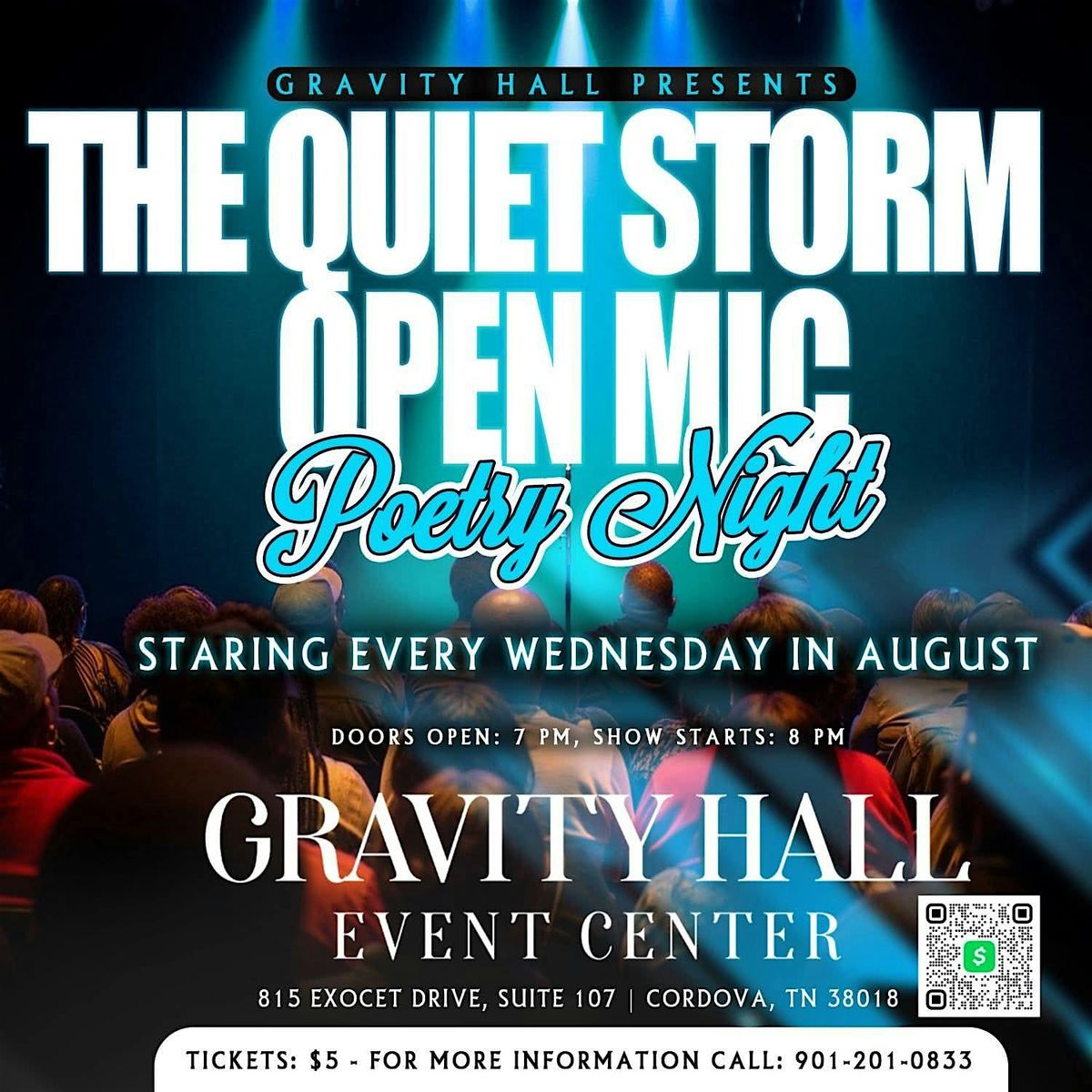 THE :QUIET STORM" OPEN MIC POETRY NIGHT