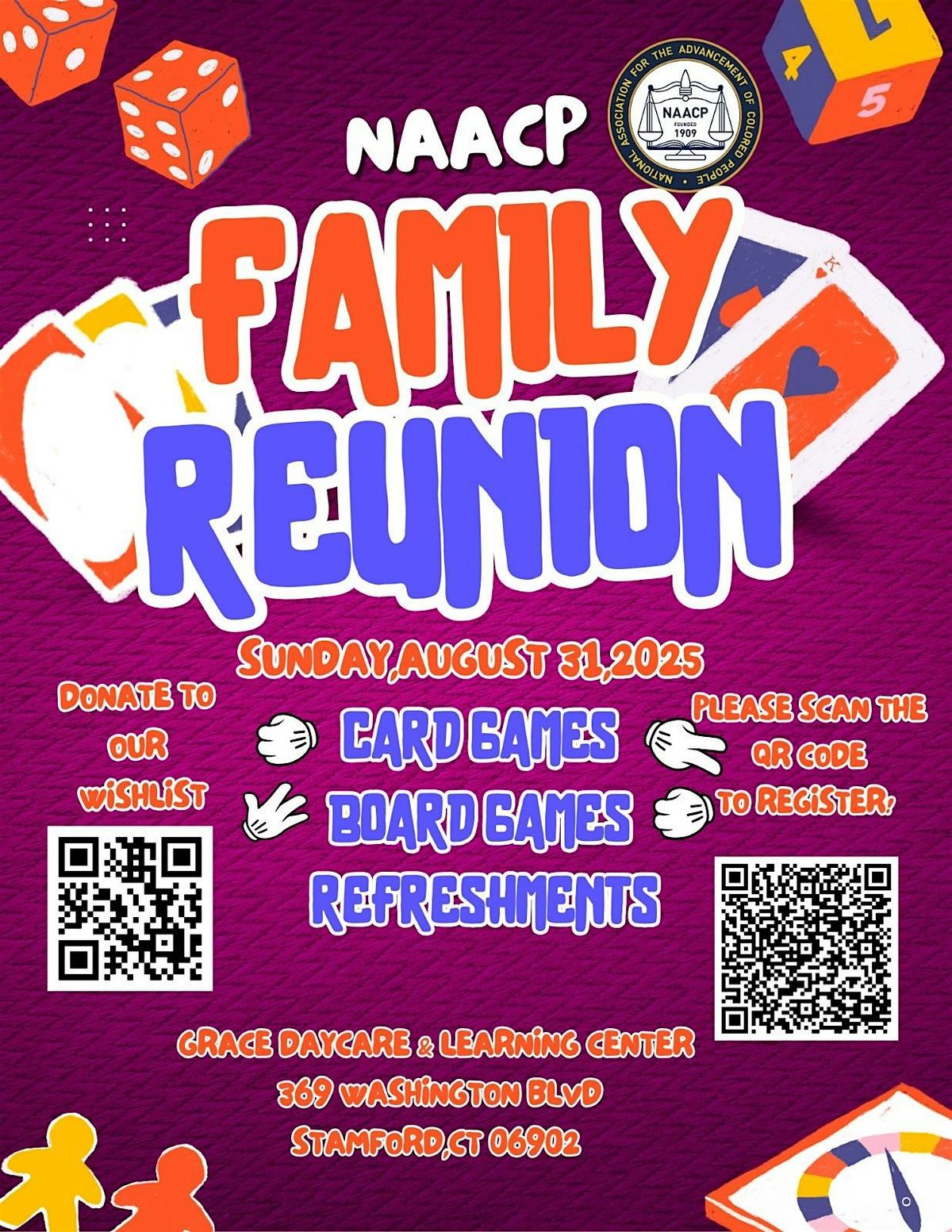 Stamford NAACP Community Family Reunion Cookout!