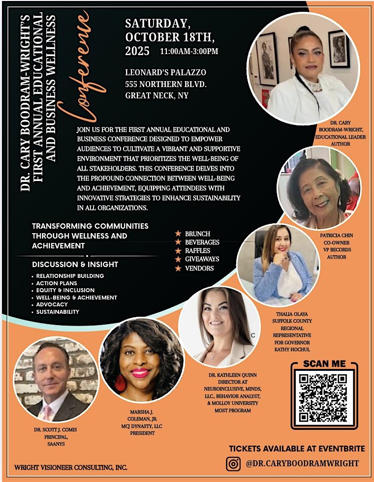 Dr. Cary Boodram-Wright's 1st Annual Educational & Business Wellness Conf.