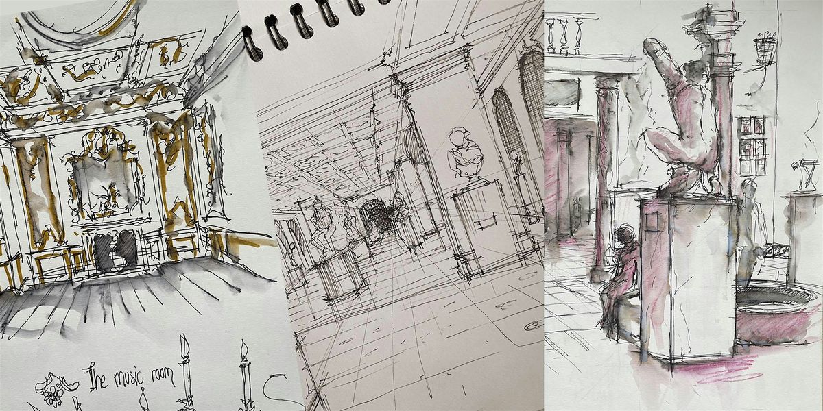 Drawing Class:  Perspective Sketching at the V&A Museum