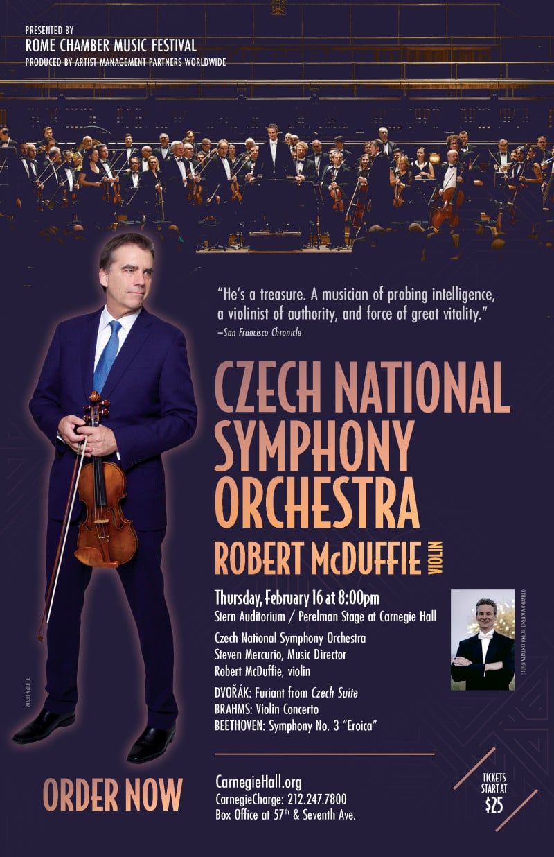 National Symphony Orchestra - Brahms Third at Kennedy Center Concert Hall