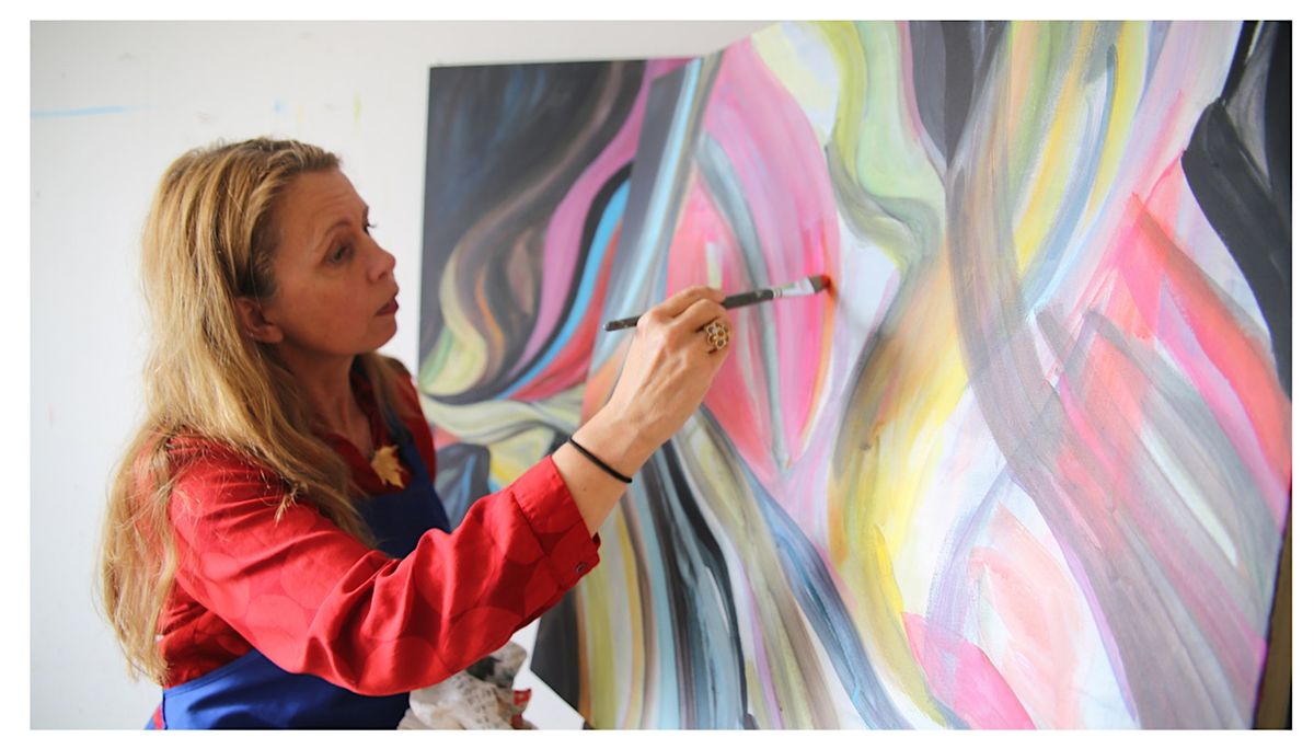 Ingela Johansson - Rhythm of Colors Exhibition Opening in Bellevue