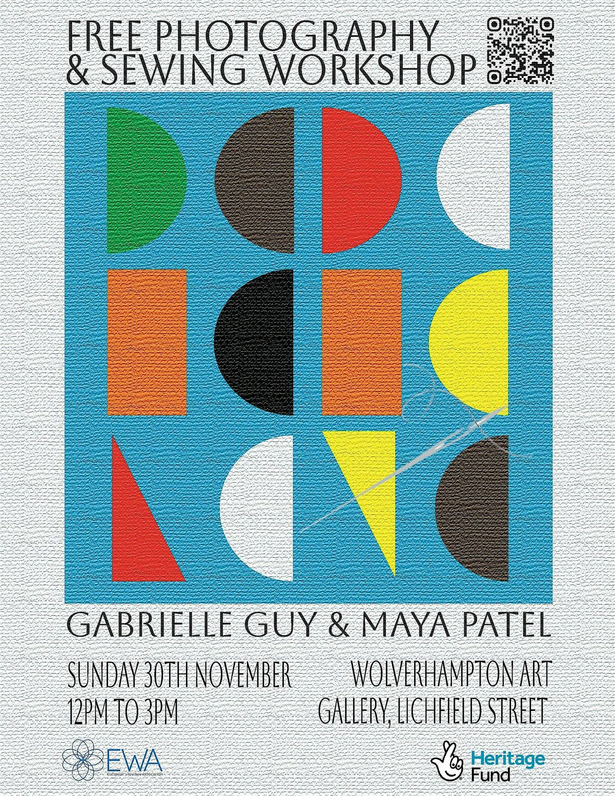 Free Photography and Sewing Workshop with Gabrielle Guy and Maya Patel