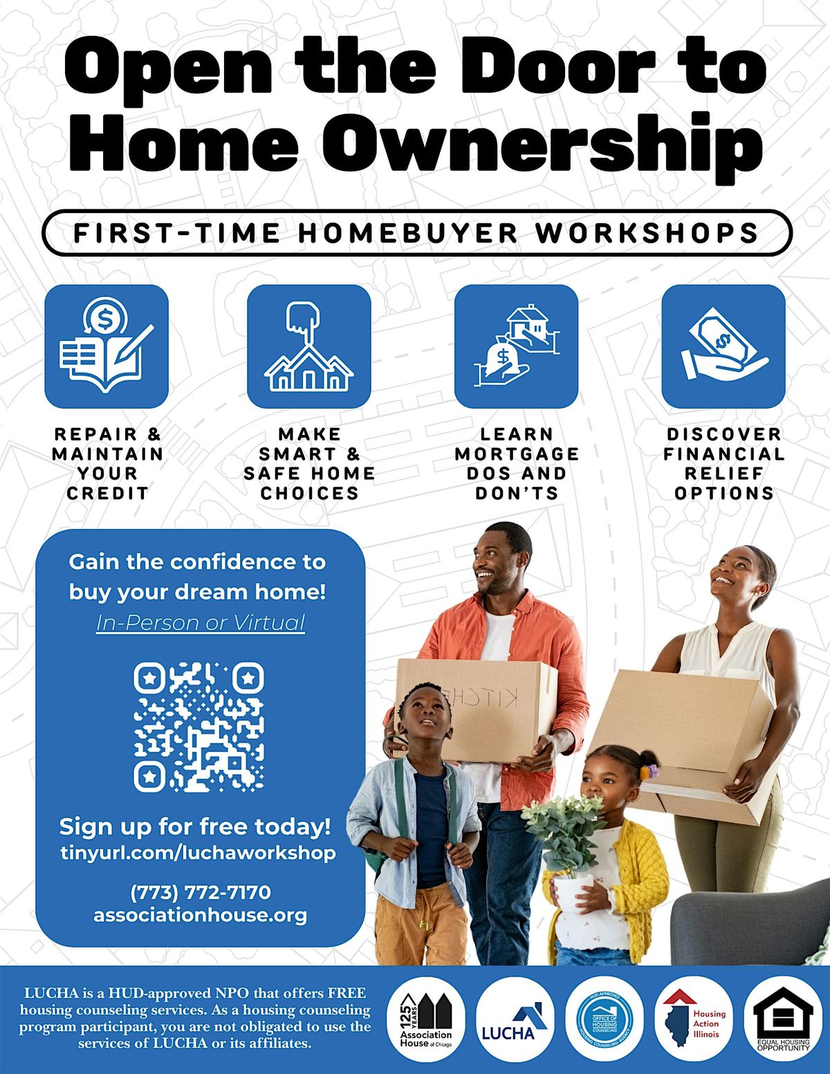 LUCHA: FREE First-Time Homebuyer Workshop (English)