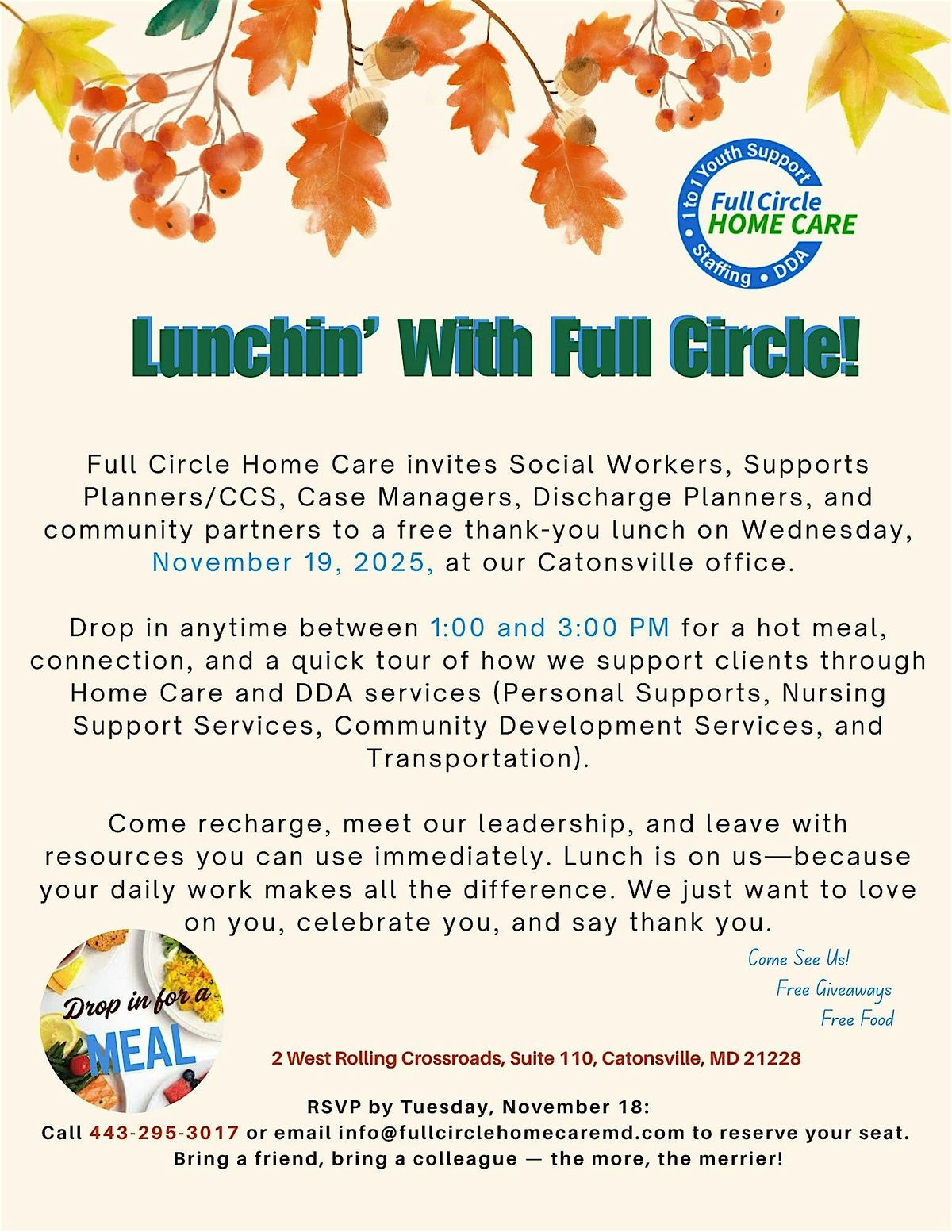 Lunchin'  with Full Circle