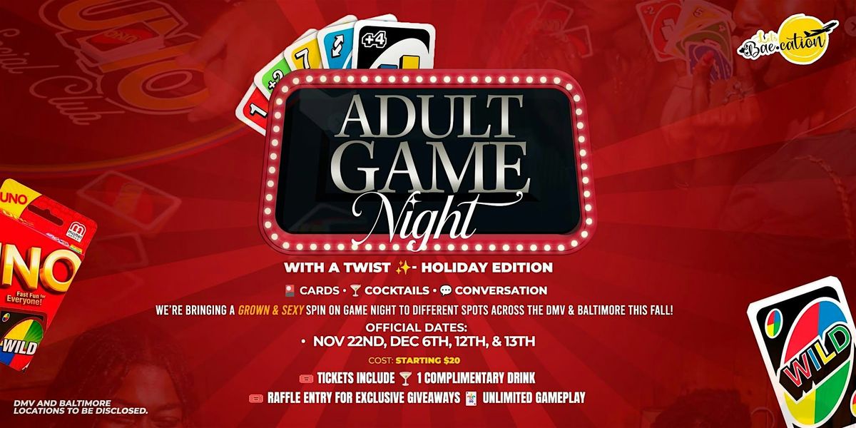 Let's BaeCation ~ UNO Adult Game Night with a TWIST VA