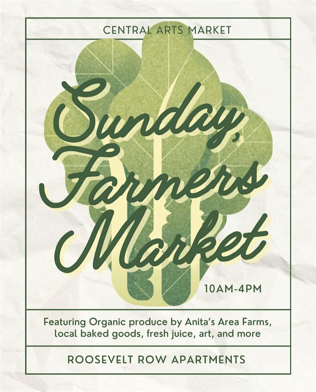 Roosevelt Row Sunday Arts and Farmers Market