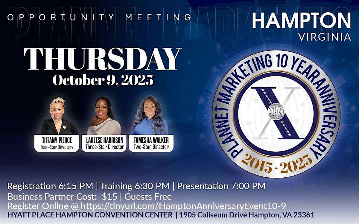 PlanNet Marketing Opportunity Meeting