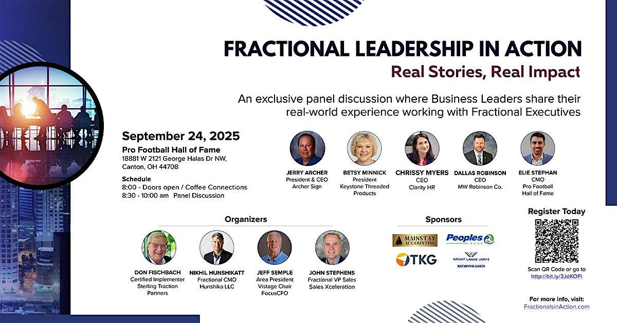 FRACTIONAL LEADERSHIP IN ACTION Northeast Ohio - Real Stories, Real Impact