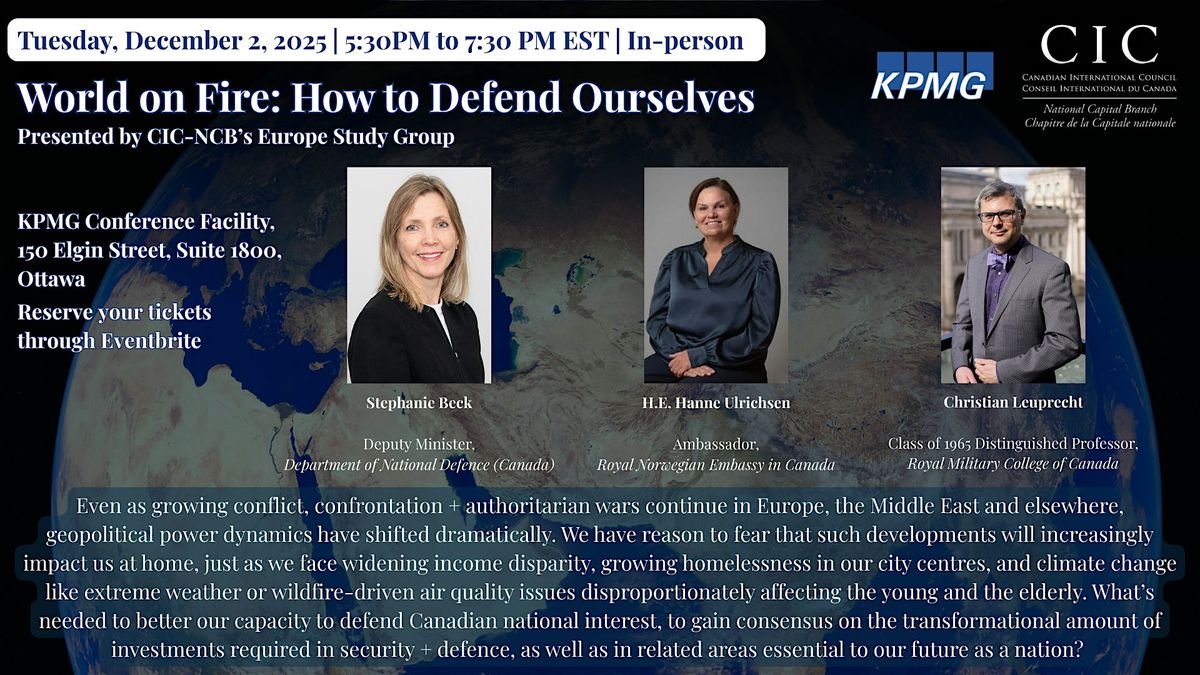 World on Fire: How to Defend Ourselves