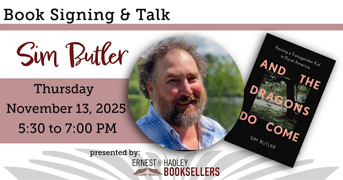 Sim Butler | Book Signing & Talk