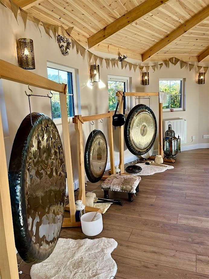 Full Moon Gong Bath\/Sound Healing Ceremony with Cacao