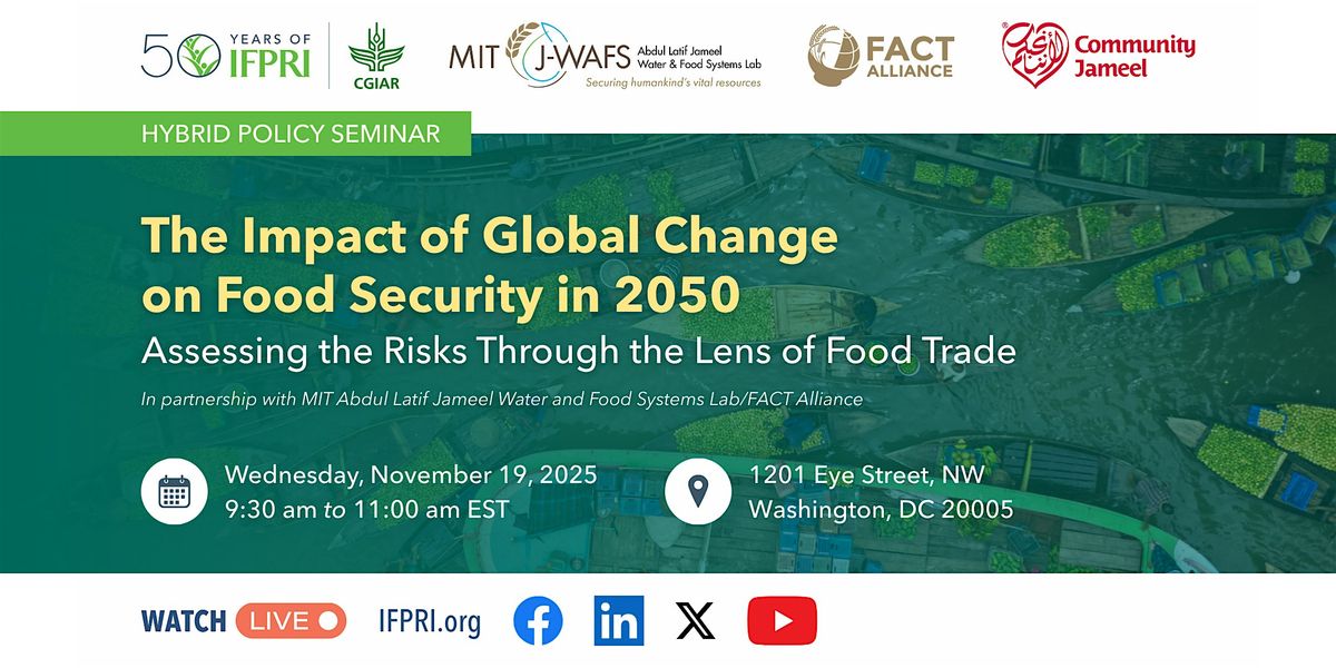 The Impact of Global Change on Food Security in 2050