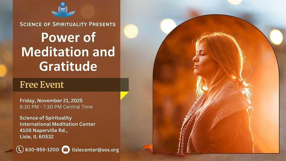 Power of Meditation and Gratitude