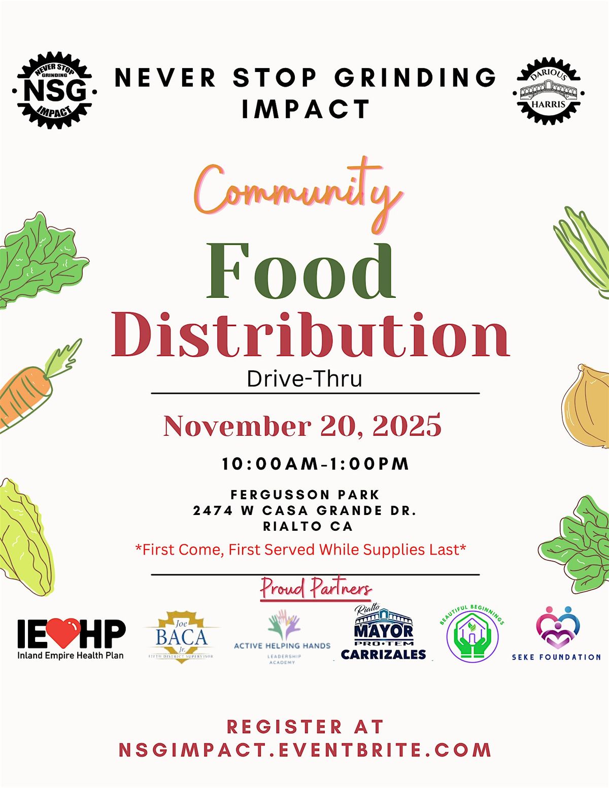 NSG Impact Community Food Distribution (November)