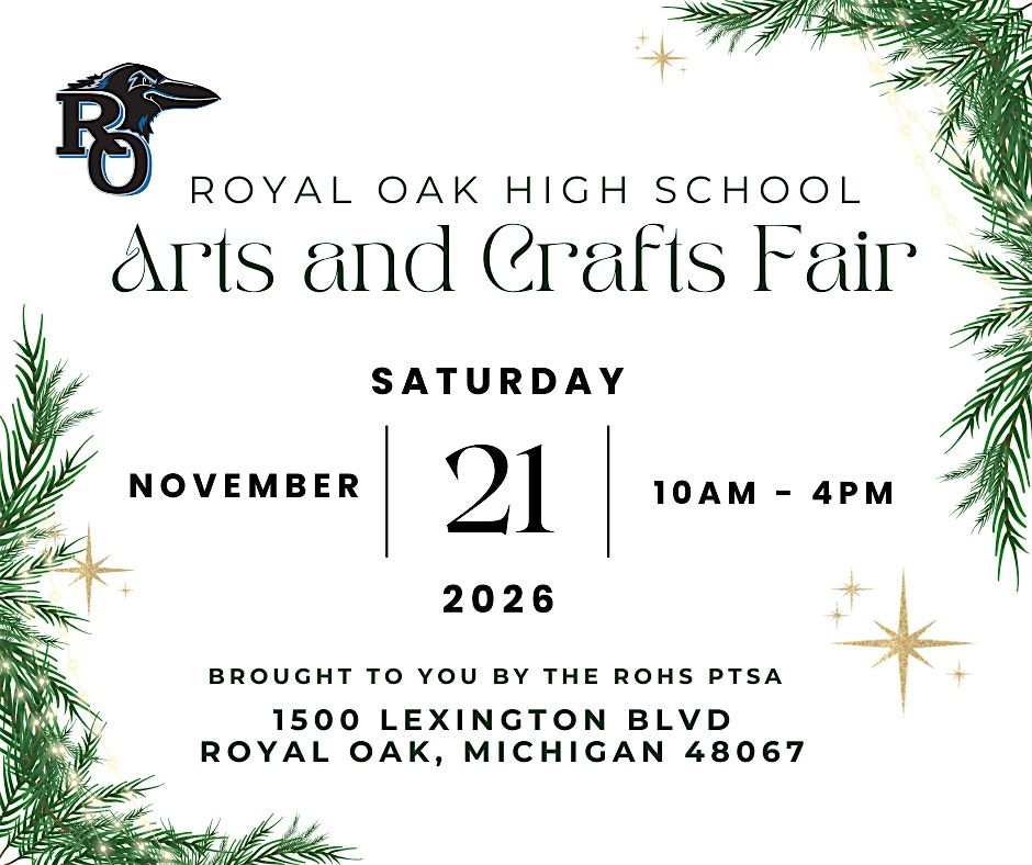 High Fair Rides Royal Oak High School Craft Fair at 1500 Lexington Blvd, Royal Oak on ...