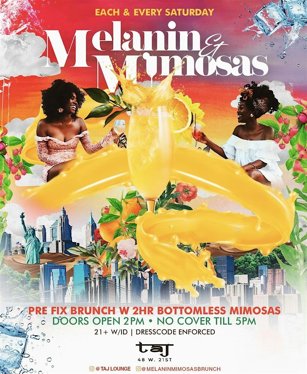 MELANIN & MIMOSAS Saturday Brunch and Day Party