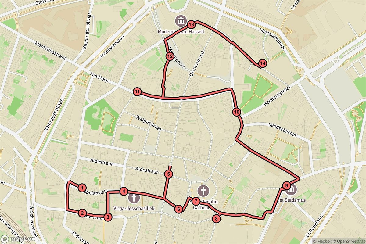 Hasselt Audio Tour: Echoes of Legends, Landmarks, and Labyrinths