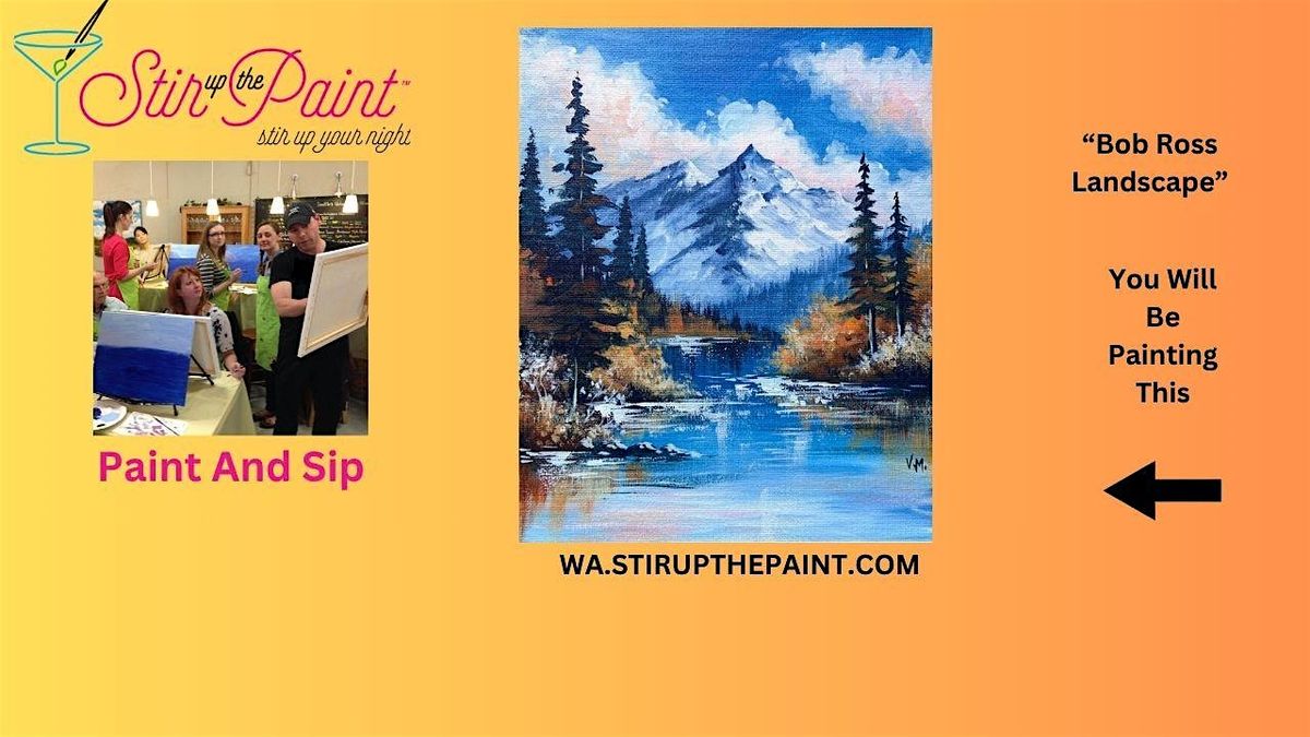 Seattle Paint and Sip, Paint Party, Paint Night With Stir Up The Paint