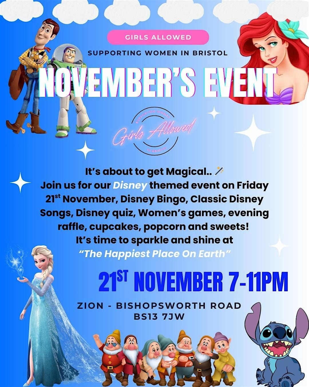 Girl's Allowed: The Happiest Place on Earth!