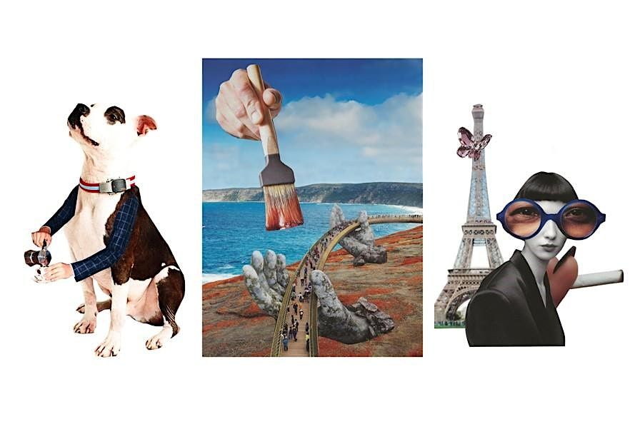 Magazine Collage night at Schlafly Bottleworks in Maplewood