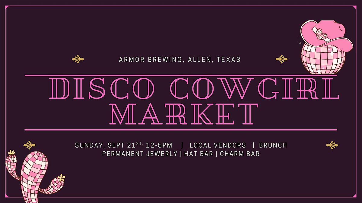 Allen Disco Cowgirl Pop Up