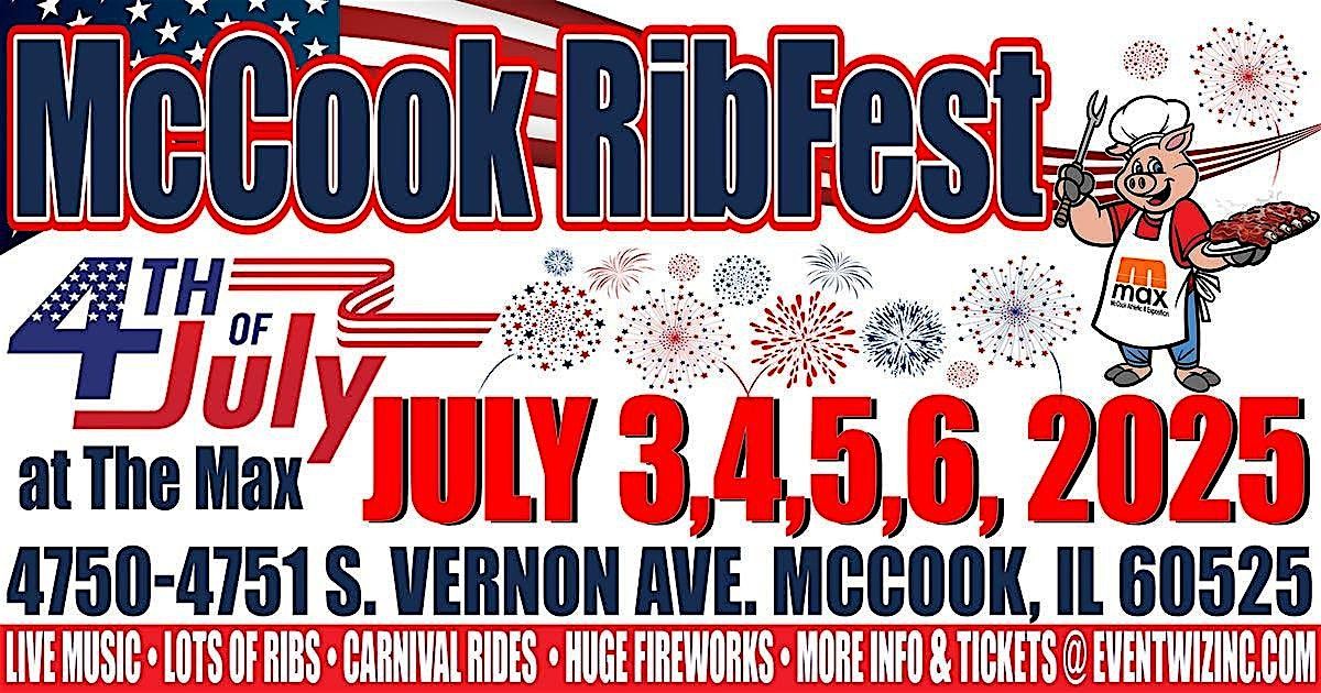 McCook Rib Fest at 4750 Vernon Ave, La Grange on 3rd July, 2025