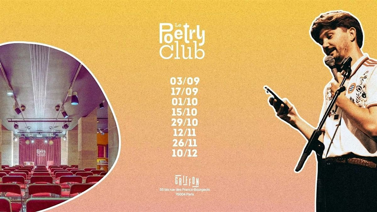 Le Poetry Club - PARIS