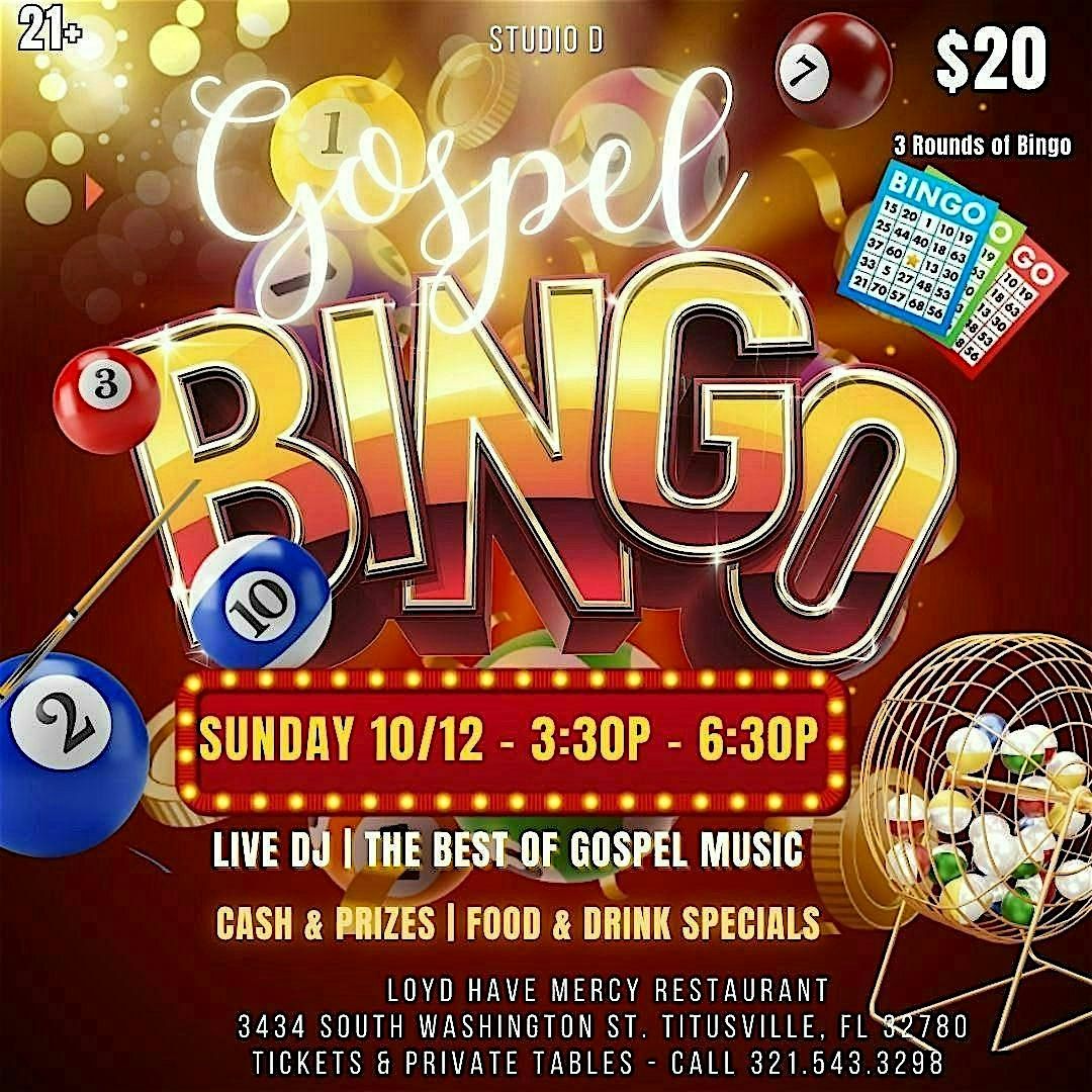 Gospel Music Bingo