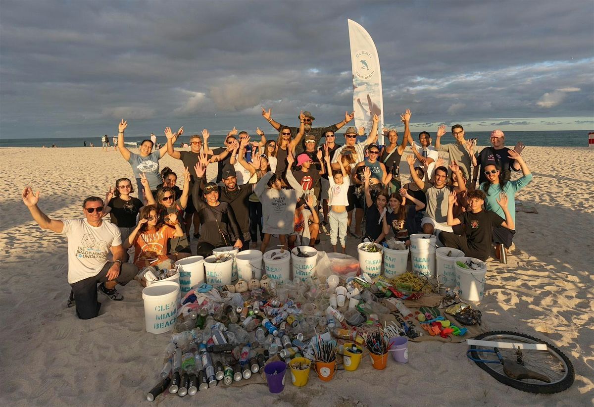 Volunteer With Us:  South Pointe Pier Beach Clean-up