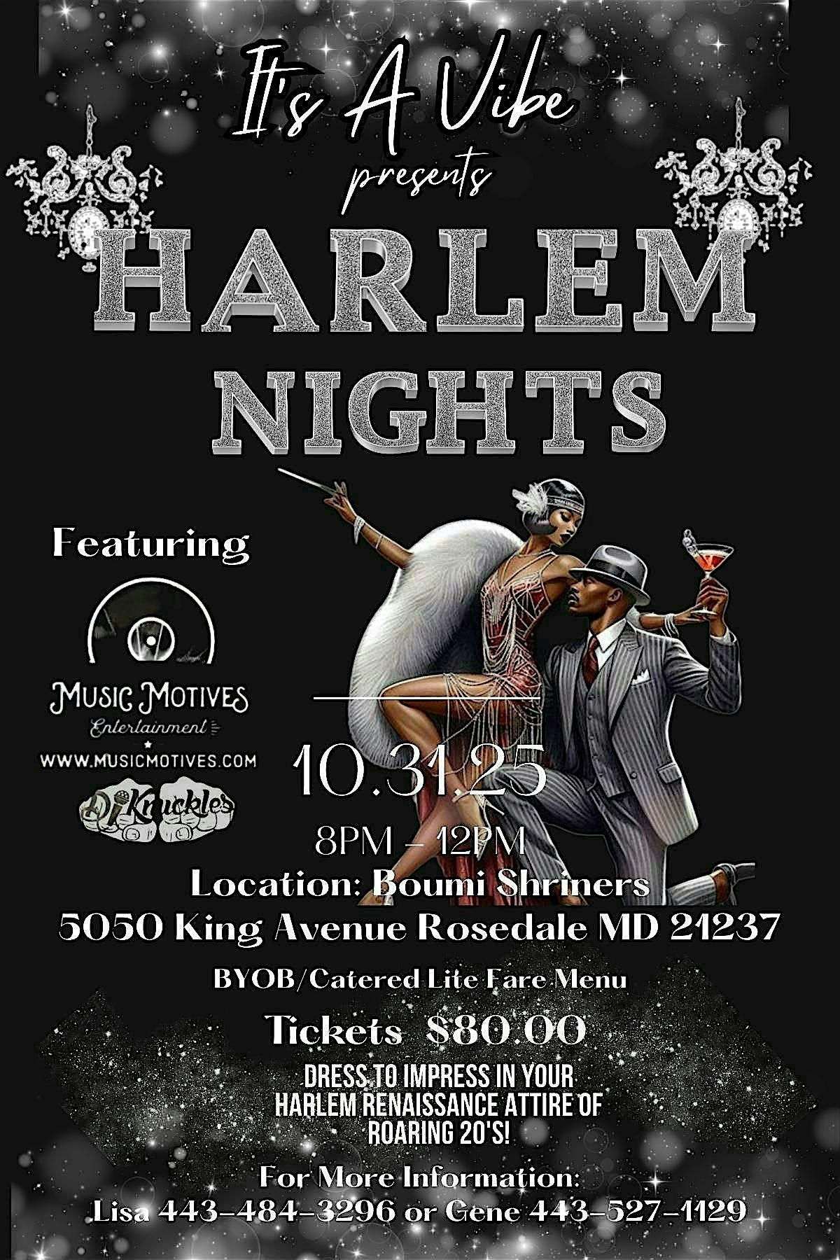 Harlem Nights Costume Party!!