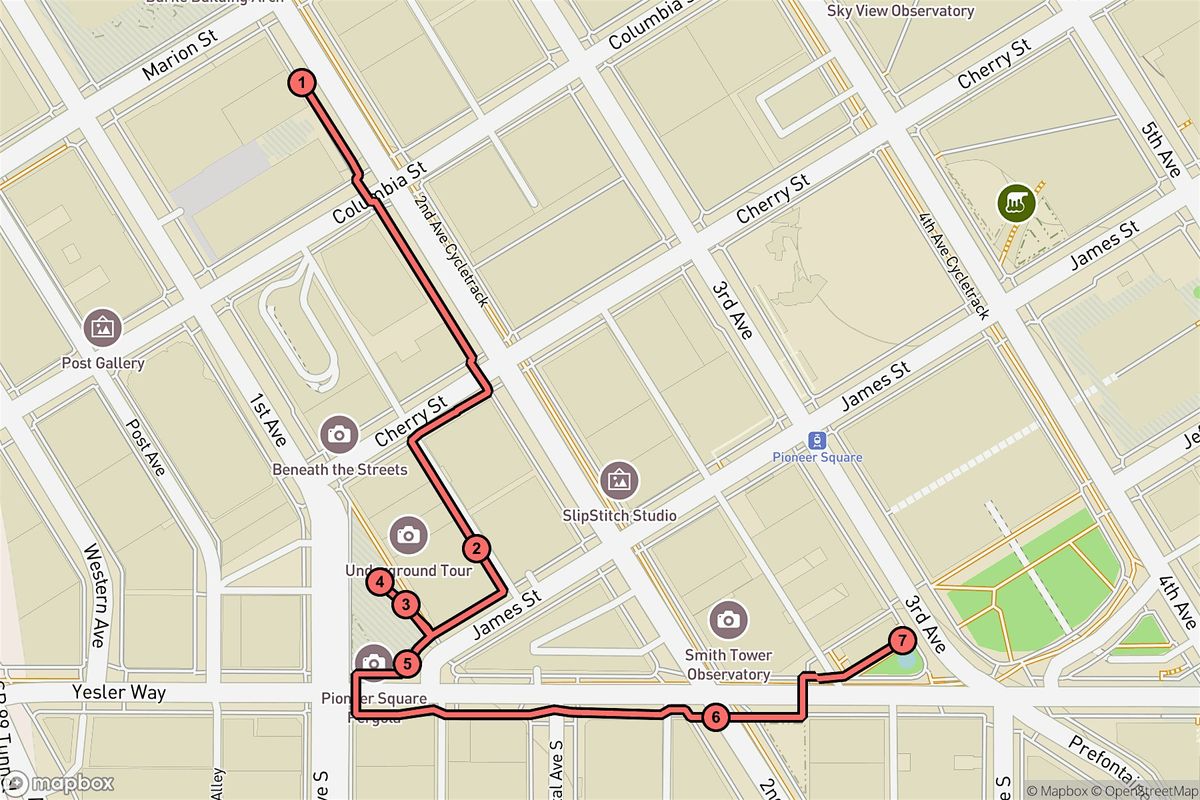 Seattle Audio Tour: Legends & Landmarks of Pioneer Square