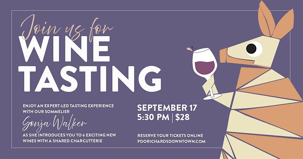 Wine Tasting at Rico's Cafe and Wine Bar - September 17th!