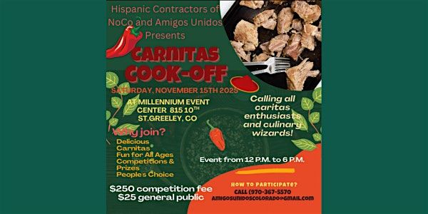 Carnitas Cook-Off & Networking Celebration by Hispanic Contractors of NoCo
