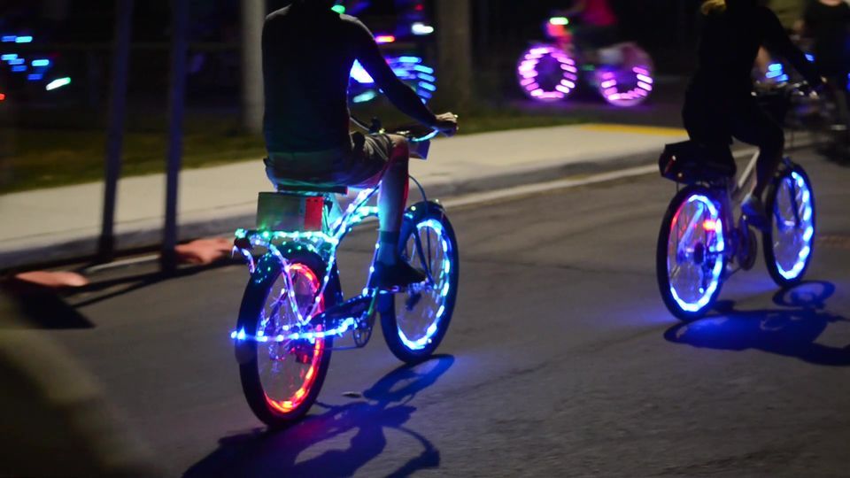 Friday Night Lights Bike Ride - Carrousel of the Nations Edition