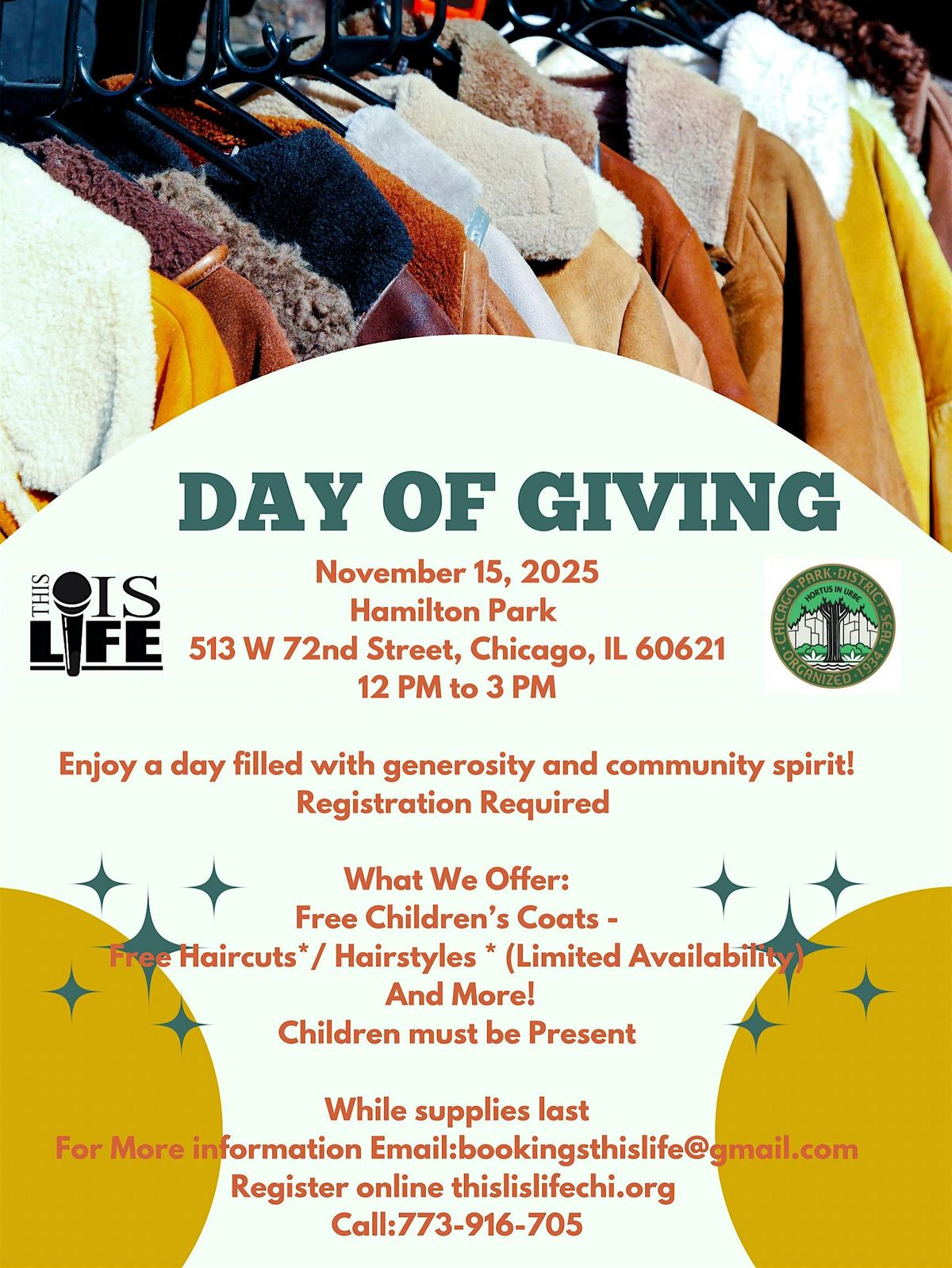 This Is Life Chicago: Day of Giving & Coat Distribution