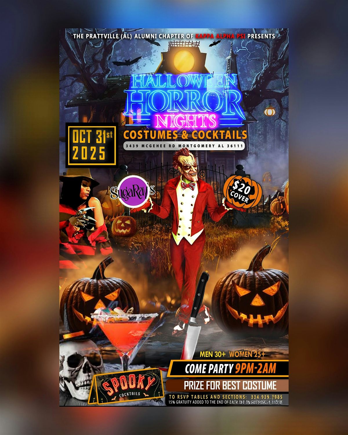 Halloween Horror Nights Costumes & Cocktails