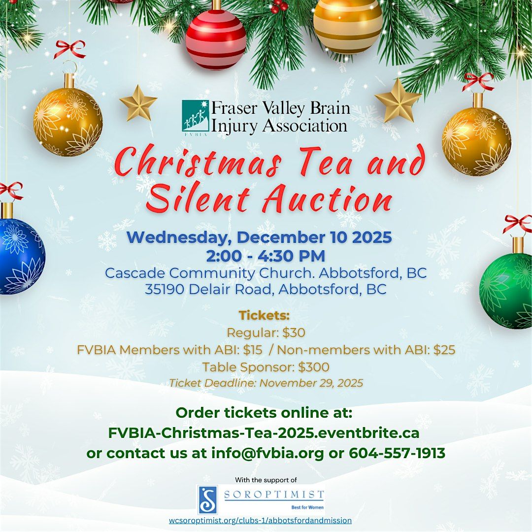 2025 FVBIA Annual Christmas Tea & Silent Auction